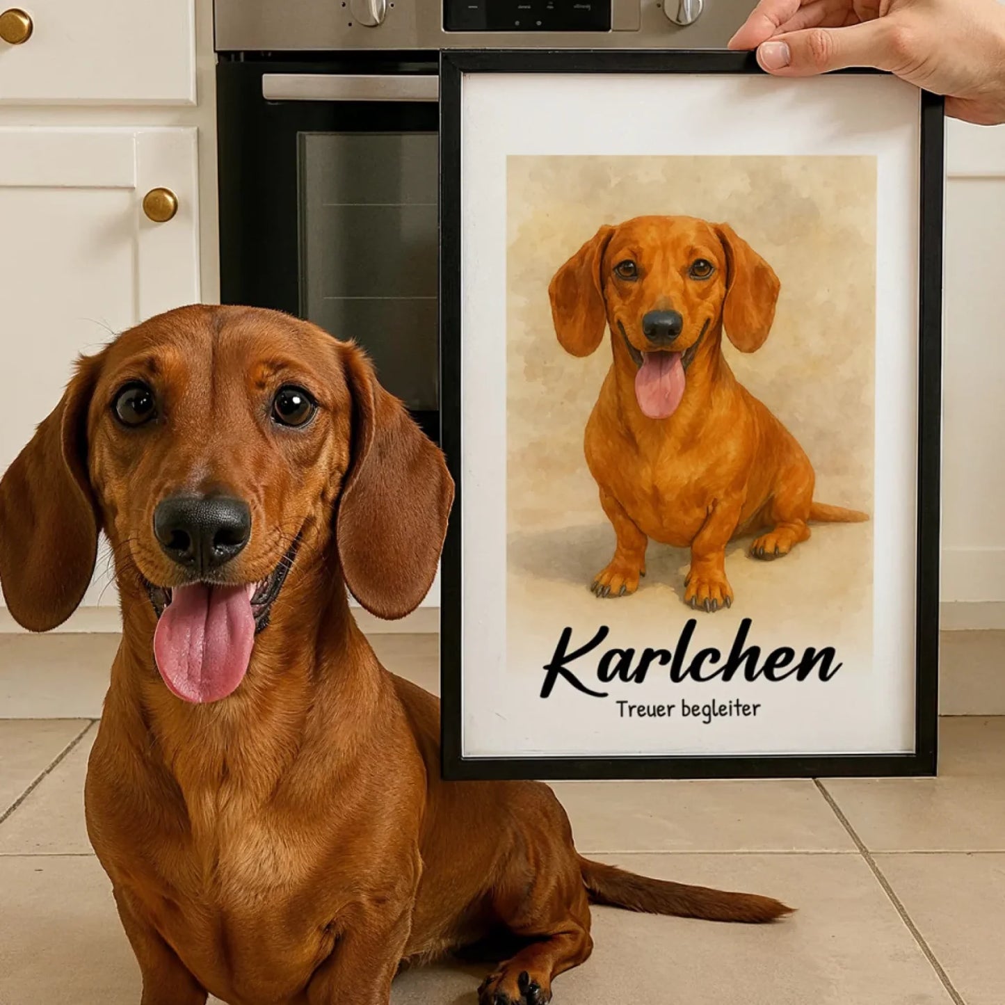 Portrado Dog Wasserfarbe - Ad #2 1-1 