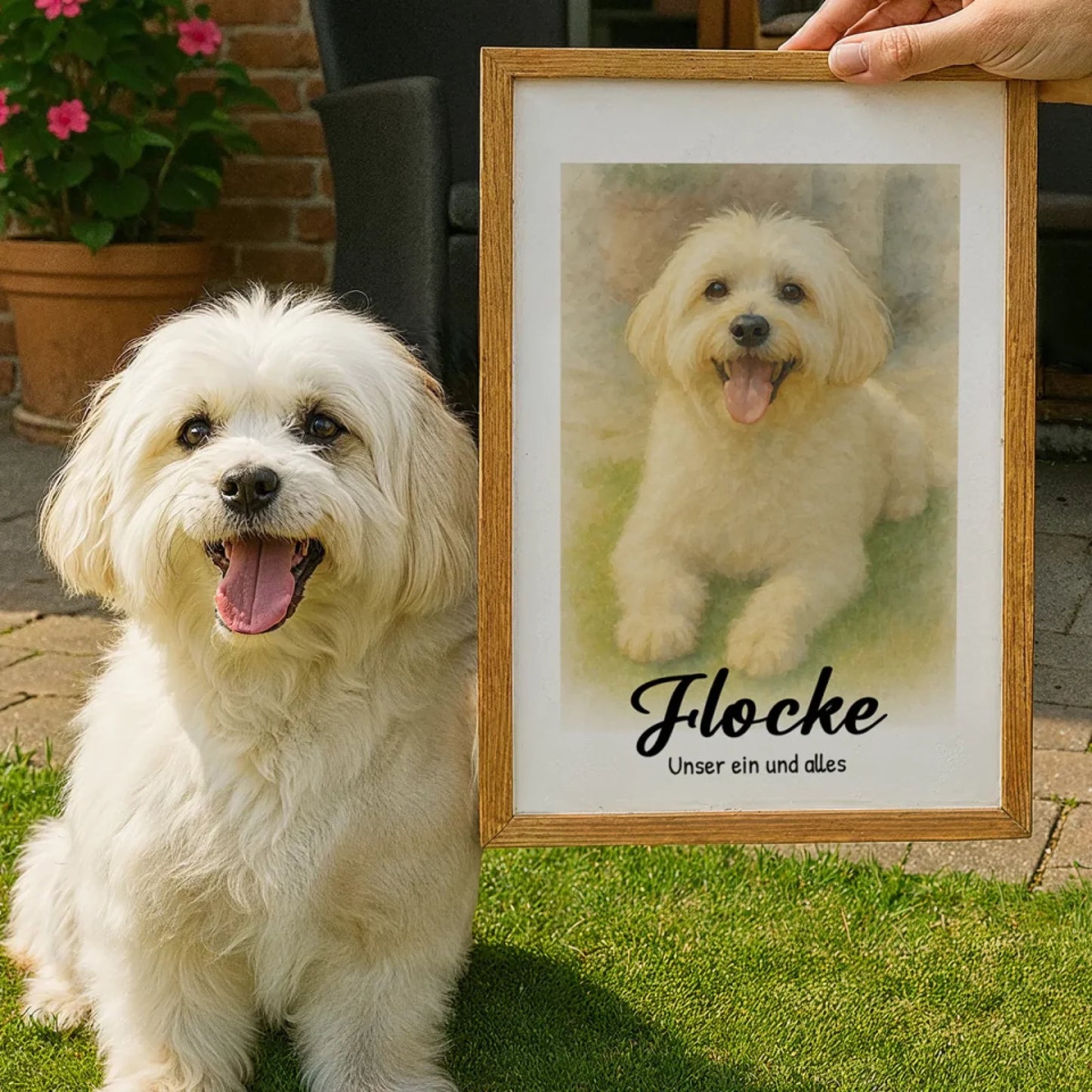 Portrado Dog Wasserfarbe - Ad #1 1-1 