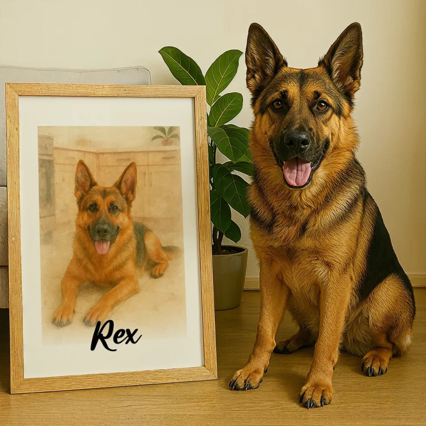 Portrado Dog Wasserfarbe - Ad #3 1-1 