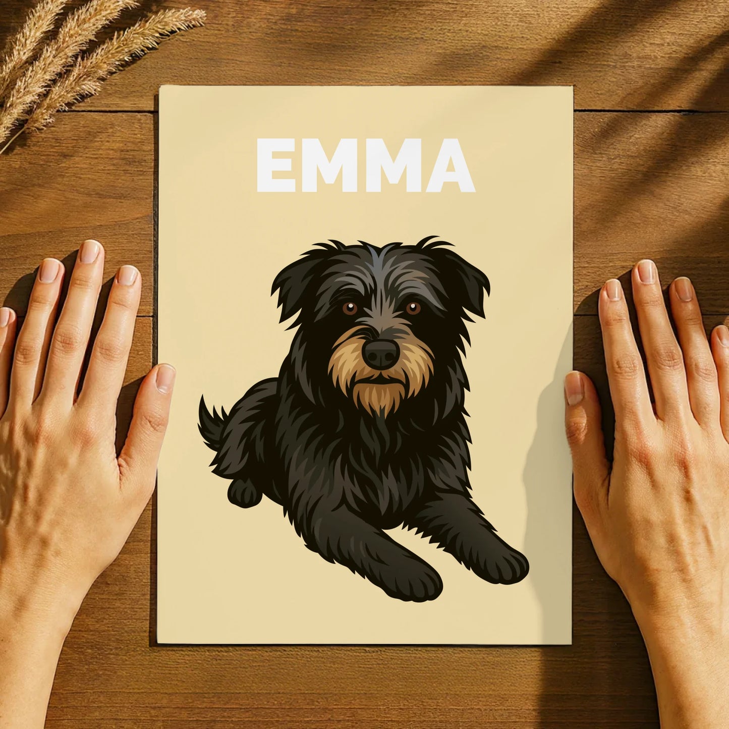 Portrado Poster Mockup 3-4